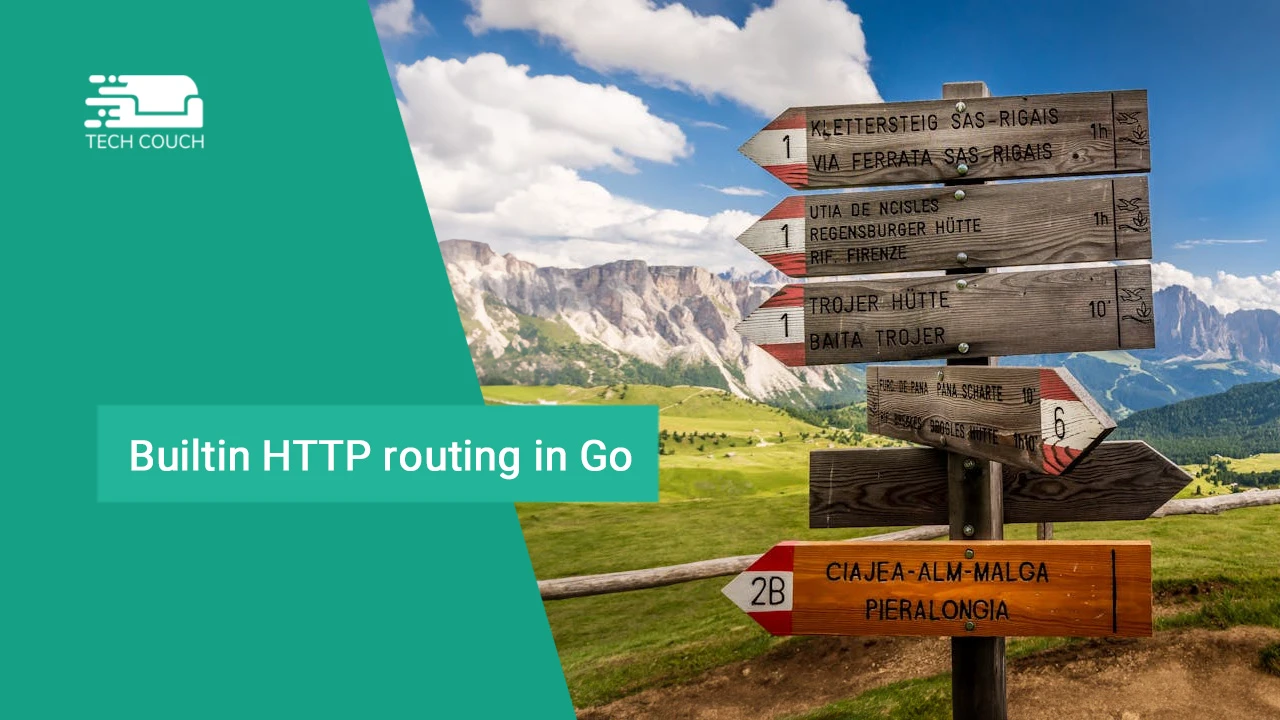Builtin HTTP routing in Go