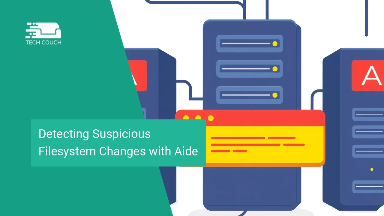 Detecting suspicious filesystem changes with aide