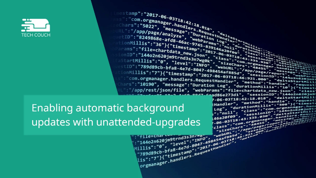 Enabling automatic background updates with unattended-upgrades