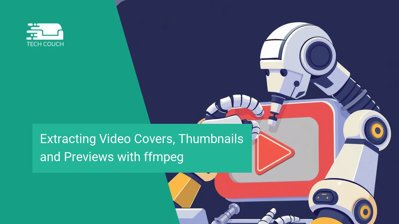 Extracting video covers, thumbnails and previews with ffmpeg