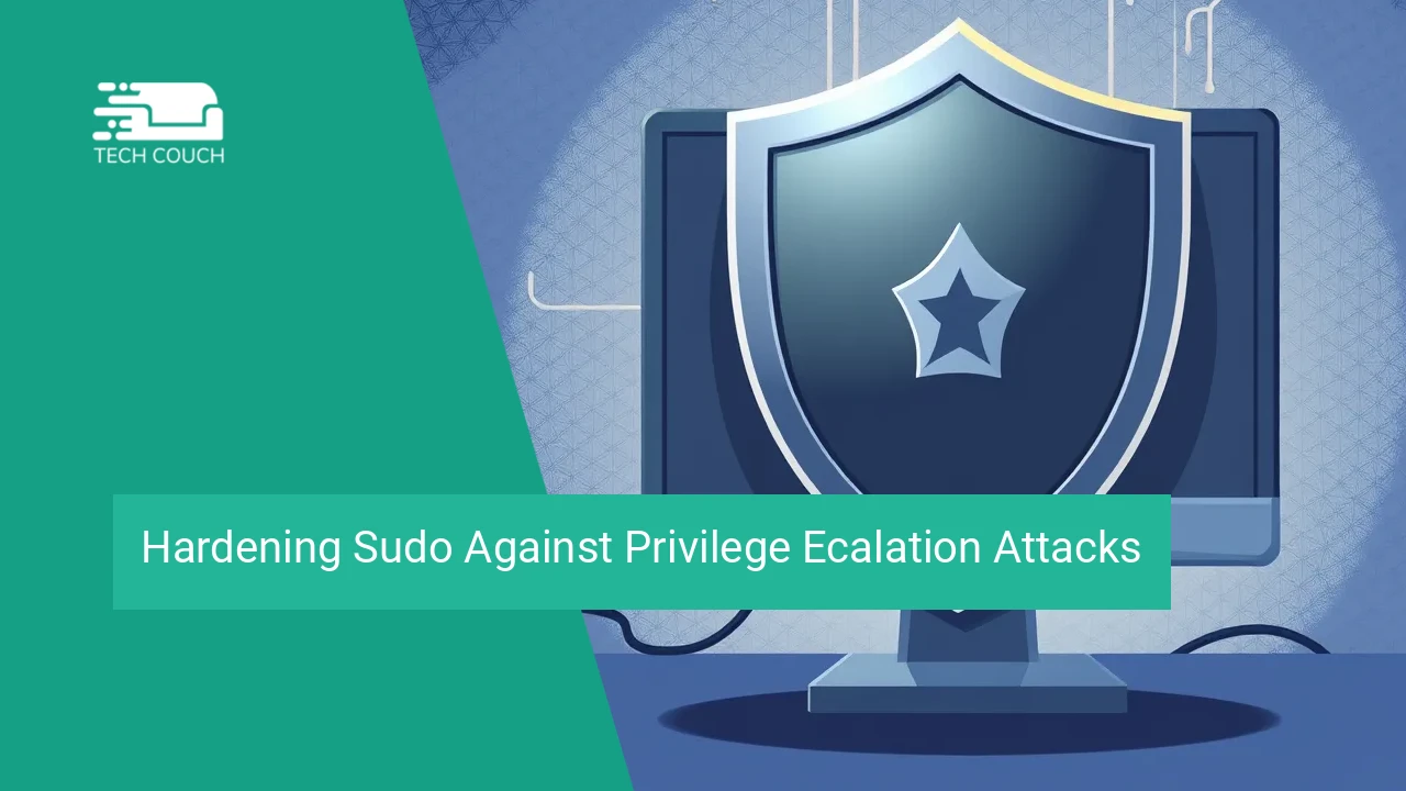 Hardening sudo against privilege ecalation attacks