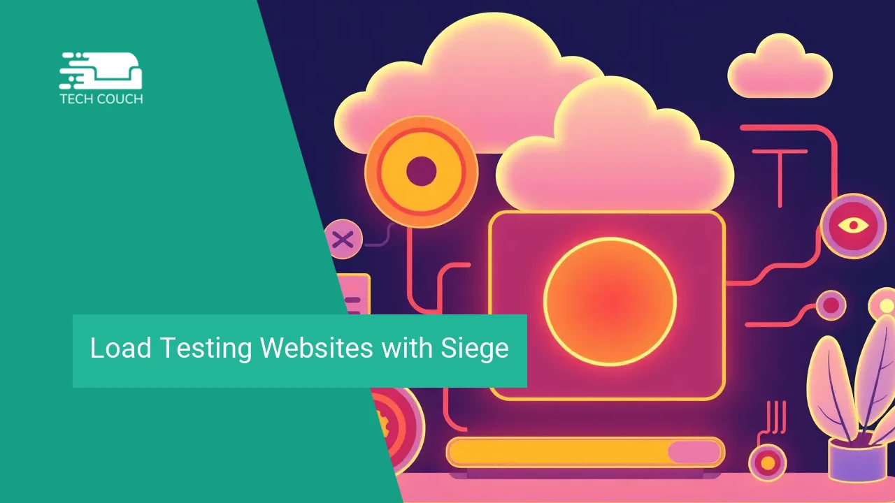 Load testing websites with siege
