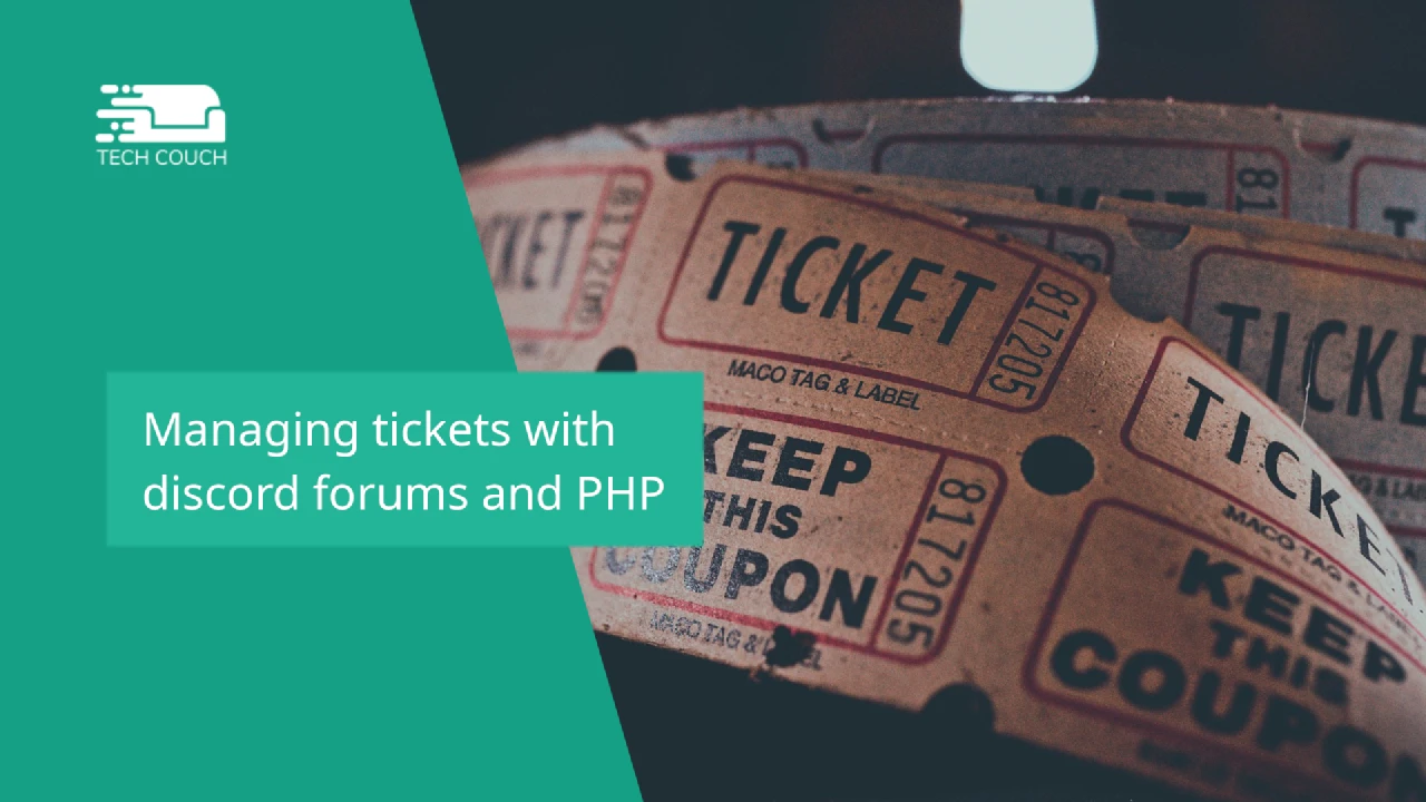 Managing tickets with discord forums and PHP