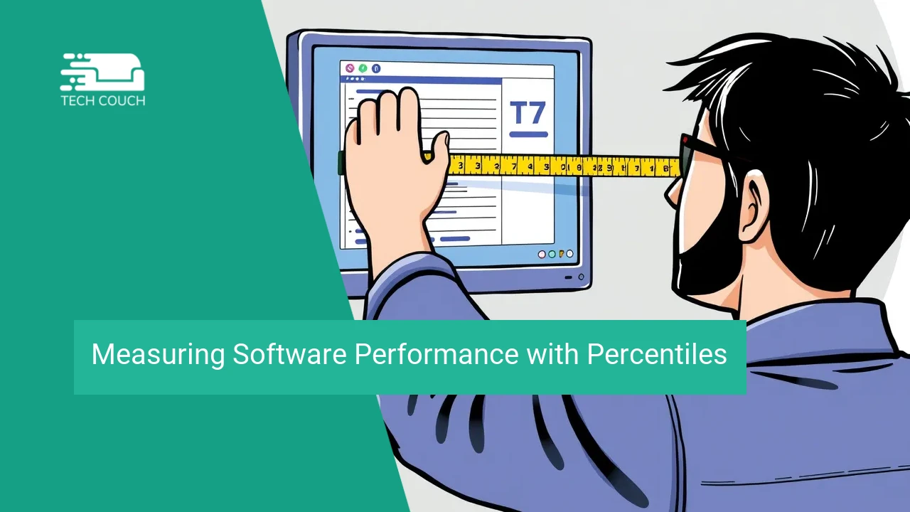 Measuring software performance with percentiles