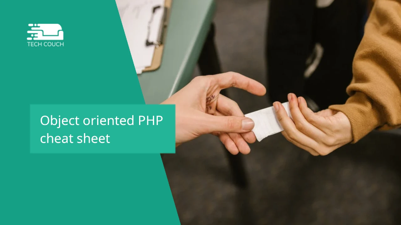 Object oriented PHP cheat sheet
