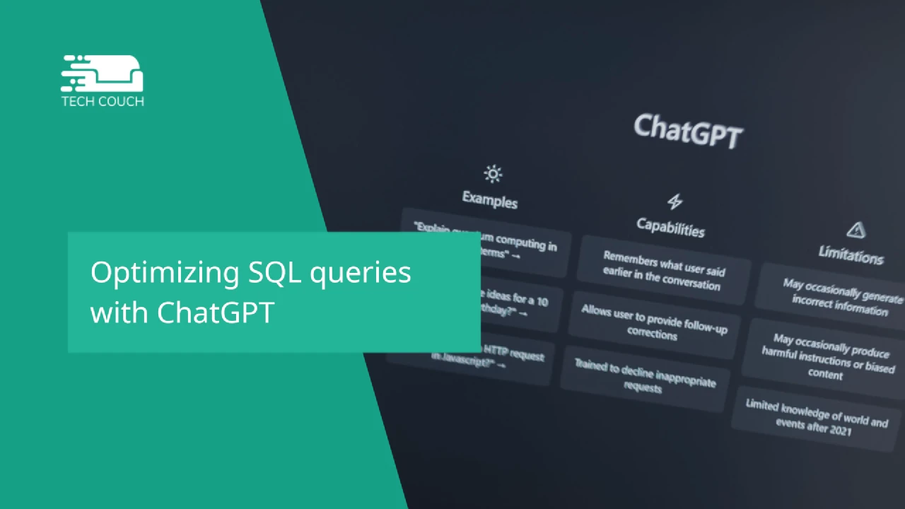 Optimizing SQL queries with ChatGPT