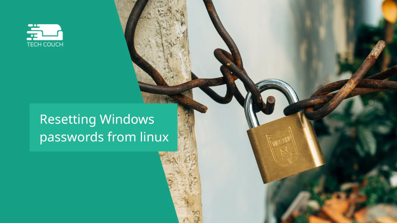 Resetting Windows passwords from linux