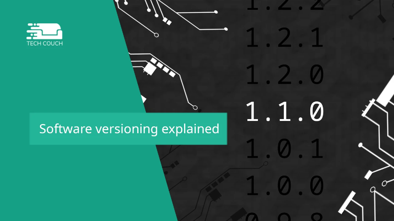 Software versioning explained